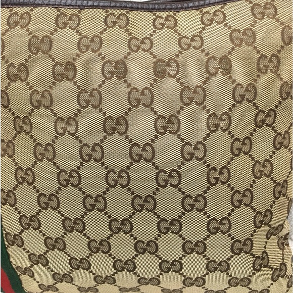 Gucci authentic brown monogram canvas crossbody bag - Picture 8 of 16